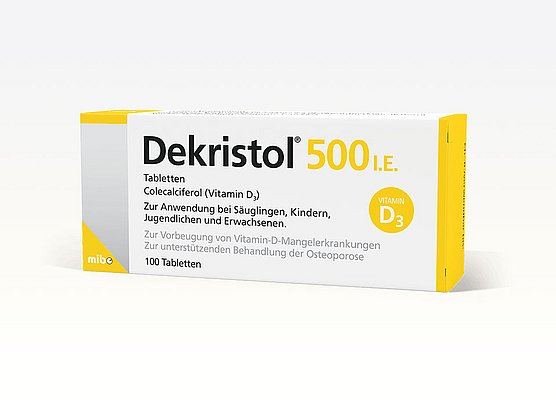 Vitamin-D-Tabletten Dekristol® 500 I.E., 100 Tabletten